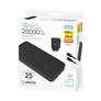 Kép 2/2 - Powerbank szett 20000 mAh +20W PD töltő Platinet fekete