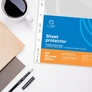 Kép 4/4 - Genotherm lefűzhető, A4, 115 micron narancsos felül és belül nyitott Bluering® 100 db/csomag,
