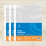 Kép 3/6 - Genotherm lefűzhető, A4, 120 micron víztiszta Bluering® 25 db/csomag,