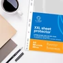 Kép 4/4 - Genotherm lefűzhető, A4, XXL 50 micron 250x310mm, extra SZÉLES víztiszta Bluering® 50 db/csomag