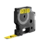 Kép 2/2 - Feliratozógép szalag Dymo D1 S0720580/45018 12mmx7m ORIGINAL fekete/sárga
