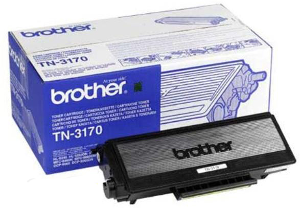 Brother TN-3170 BK fekete (BK-Black) nagy kapacitású eredeti (gyári, új) toner