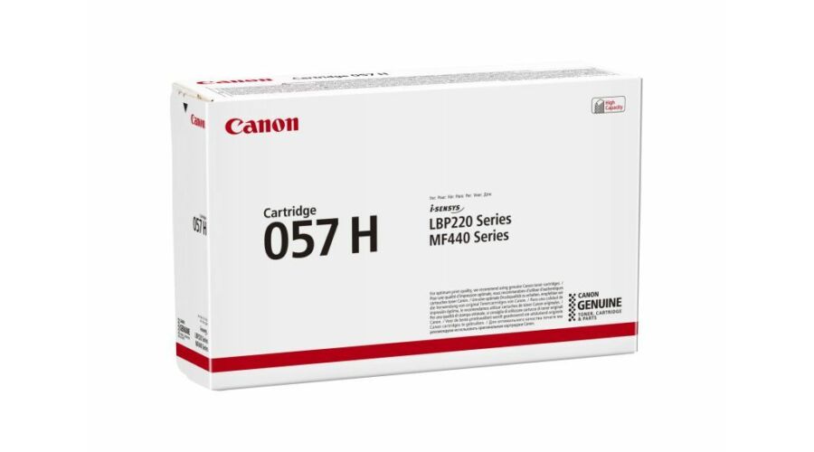 Canon CRG-057H BK fekete (BK-Black) nagy kapacitású eredeti (gyári, új) toner