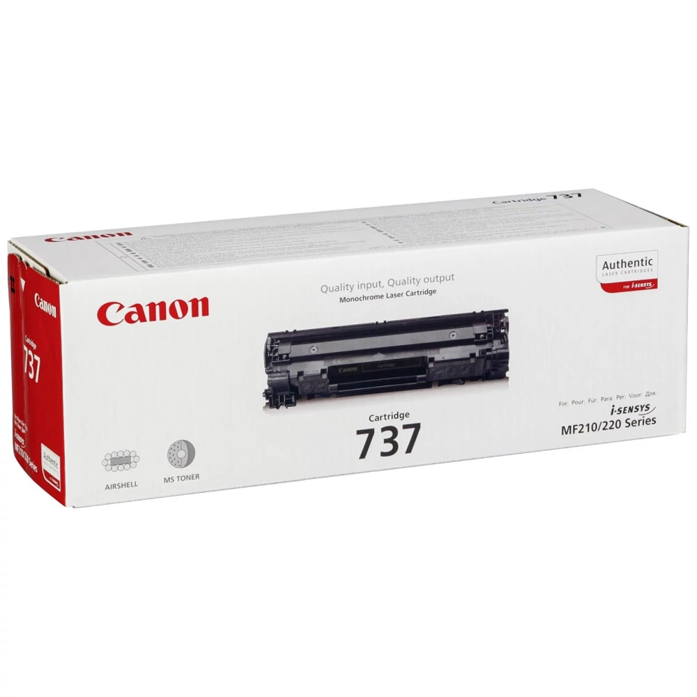 Canon CRG-737 BK fekete (BK-Black) eredeti (gyári, új) toner