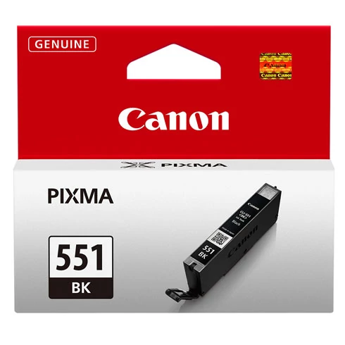 Canon CLI-551 BK fekete (BK-Black) eredeti (gyári, új) tintapatron