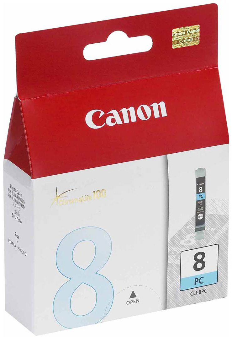 Canon CLI-8 PC fotó cián (PC-Photo Cyan) eredeti (gyári, új) tintapatron