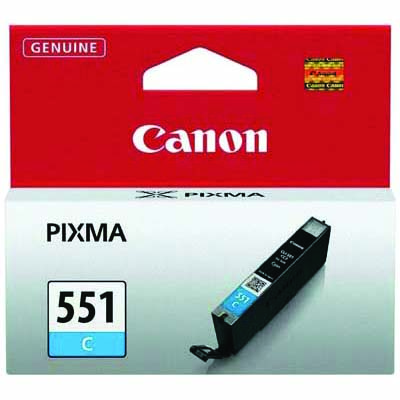 Canon CLI-551 CY cián kék (CY-Cyan) eredeti (gyári, új) tintapatron