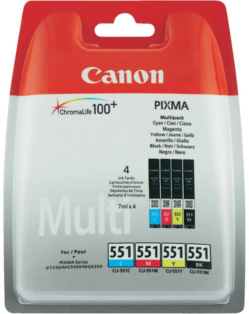 Canon CLI-551 Multipack eredeti (gyári, új) tintapatron