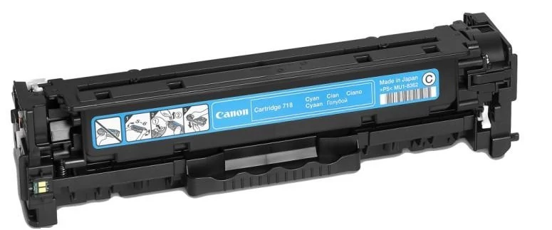 Canon CRG-718 CY cián (kék) (CY-Cyan) kompatibilis (utángyártott) toner