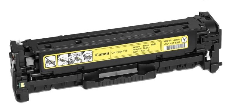 Canon CRG-718 YL sárga (YL-Yellow) kompatibilis (utángyártott) toner