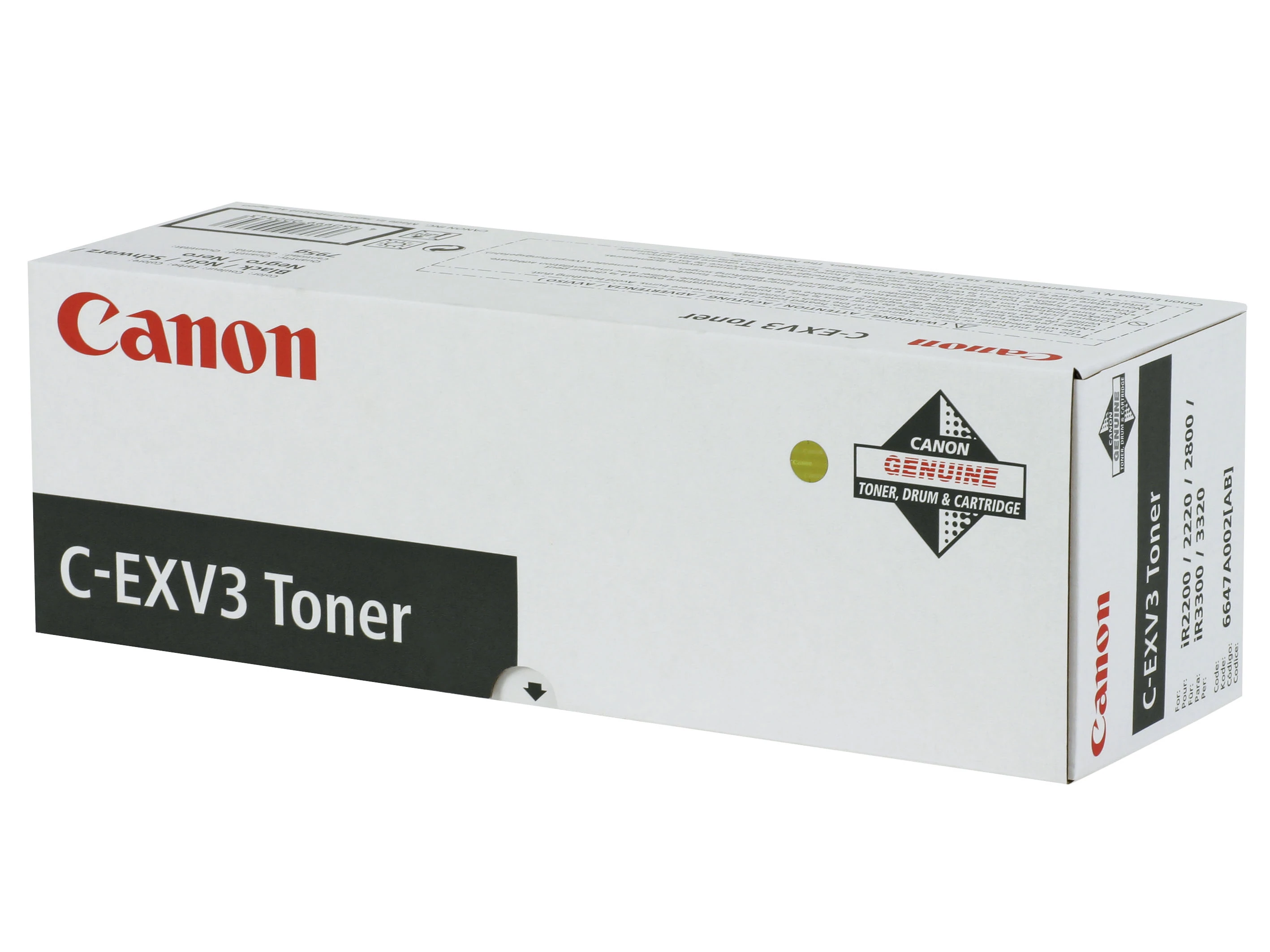 Canon IR 2200 (C-EXV 3) BK fekete (BK-Black) eredeti (gyári, új) toner