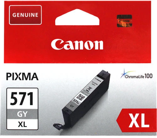 Canon CLI-571 GY XL szürke (GY-Gray) nagy kapacitású eredeti (gyári, új) tintapatron