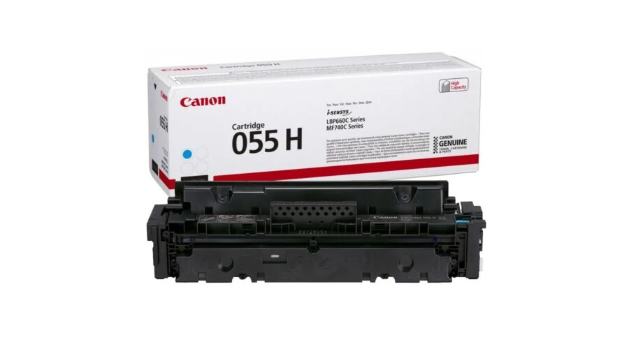 Canon CRG-055H CY cián (kék) (CY-Cyan) nagy kapacitású eredeti (gyári, új) toner