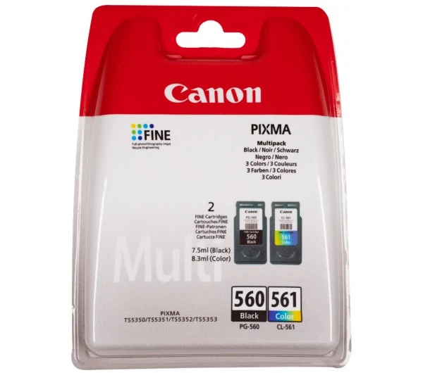 Canon PG-560 + CL-561 Multipack (BK-Color) eredeti (gyári, új) multipack