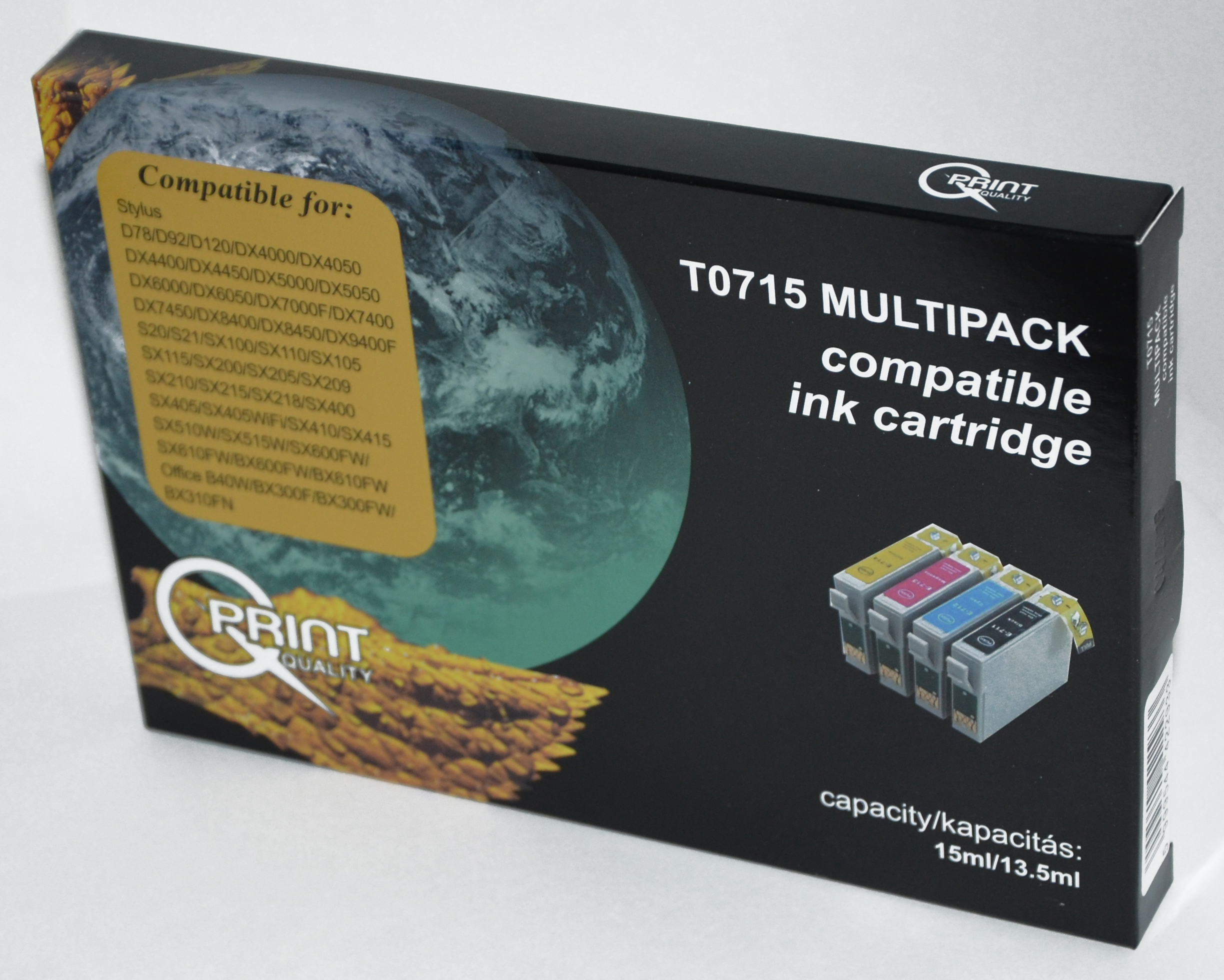 Epson T02G7 (No.202 XL) BCMY Multipack kompatibilis (utángyártott) tintapatron