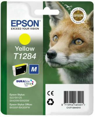 Epson T1284 YL sárga (YL-Yellow) eredeti (gyári, új) tintapatron
