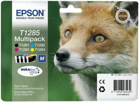 Epson T1285 BCMY Multipack eredeti (gyári, új) tintapatron