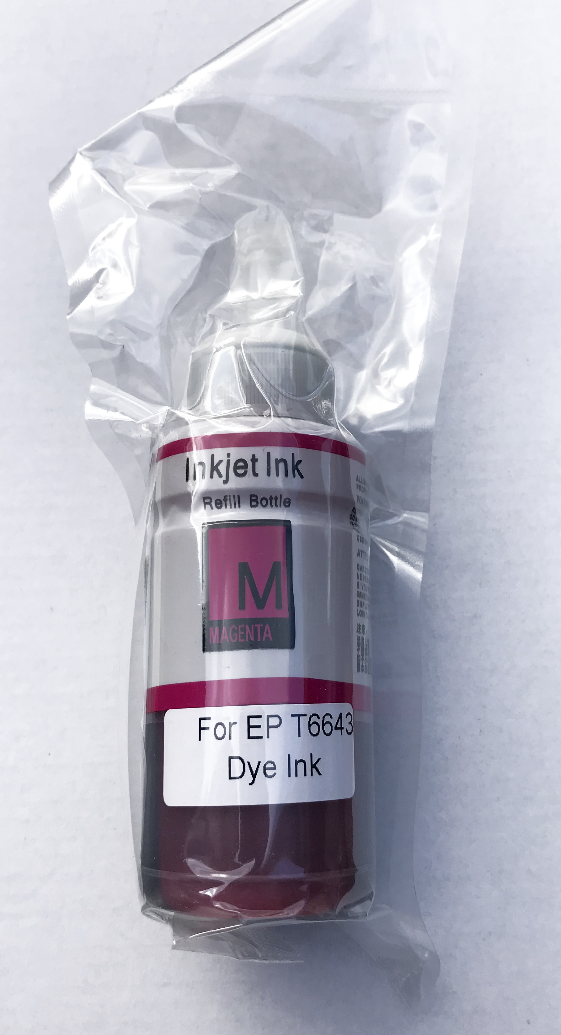 Epson T6643 MG bíbor (piros) (MG-Magenta) kompatibilis (utángyártott) tinta