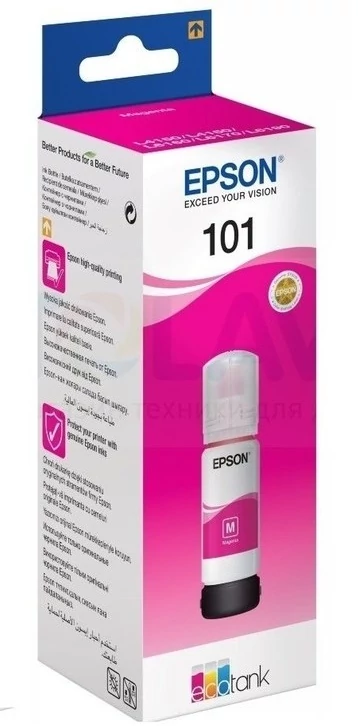 Epson T03V3 (No.101) MG bíbor (piros) MG-Magenta) eredeti (gyári, új) tintapalack