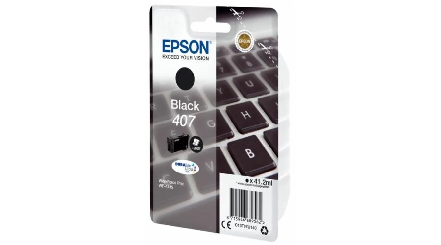 Epson T07U1 (407) BK fekete (BK-Black) eredeti (gyári, új) tintapatron