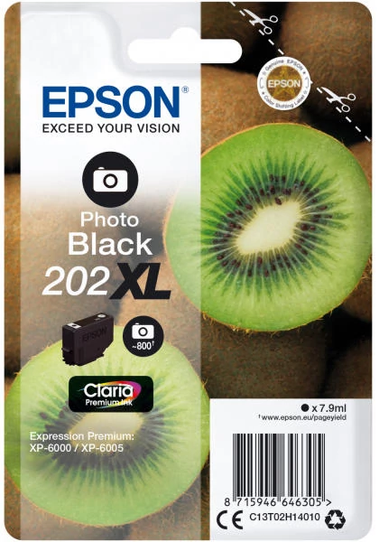 Epson T02G1 (202XL) BK XL fekete (BK-Black) nagy kapacitású eredeti (gyári, új) tintapatron