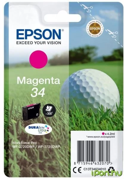 Epson T3463 MG magenta (MG-Magenta) eredeti (gyári, új) tintapatron