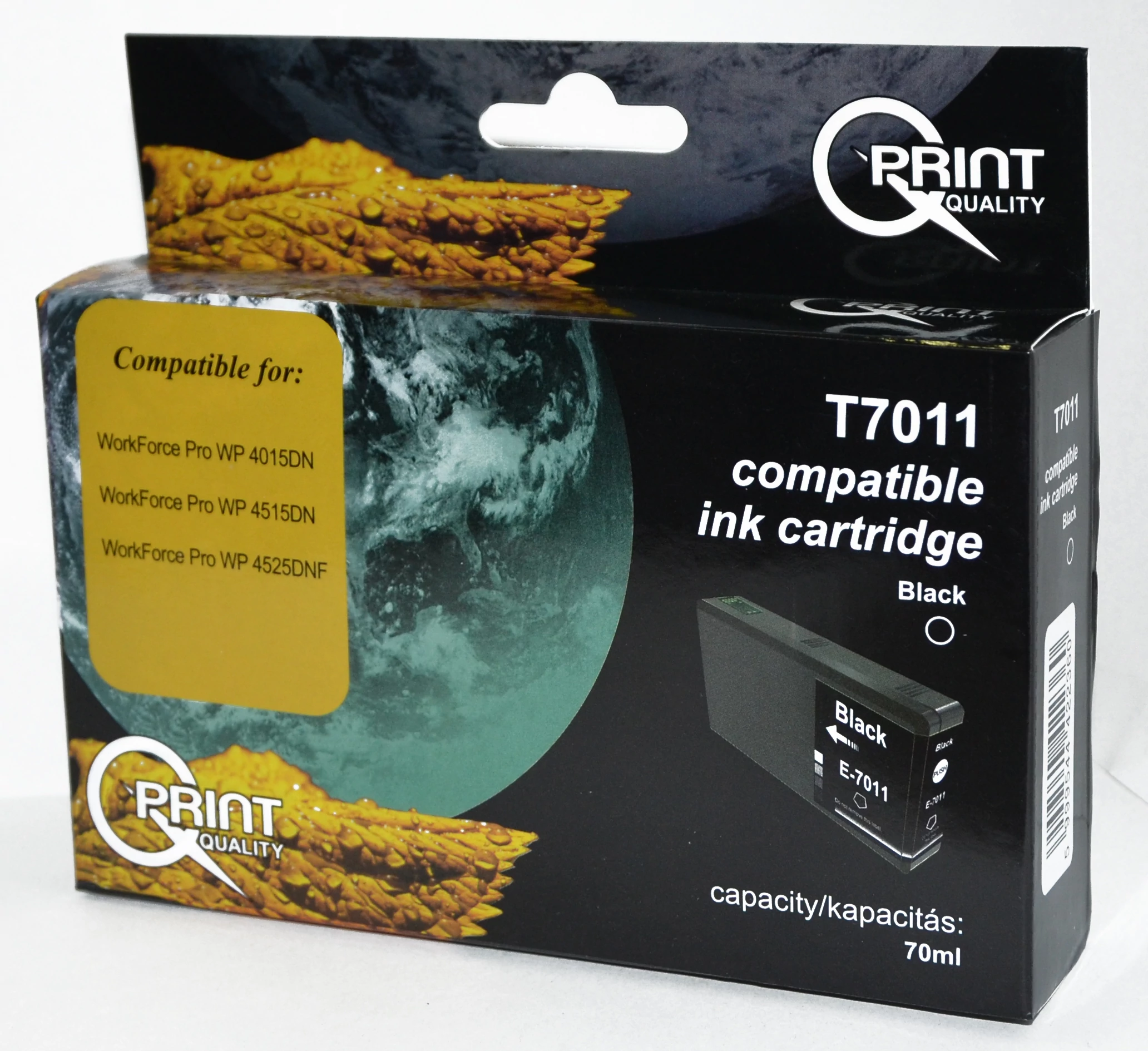 Epson T7011 BK XL fekete (BK-Black) nagy kapacitású kompatibilis (utángyártott) tintapatron