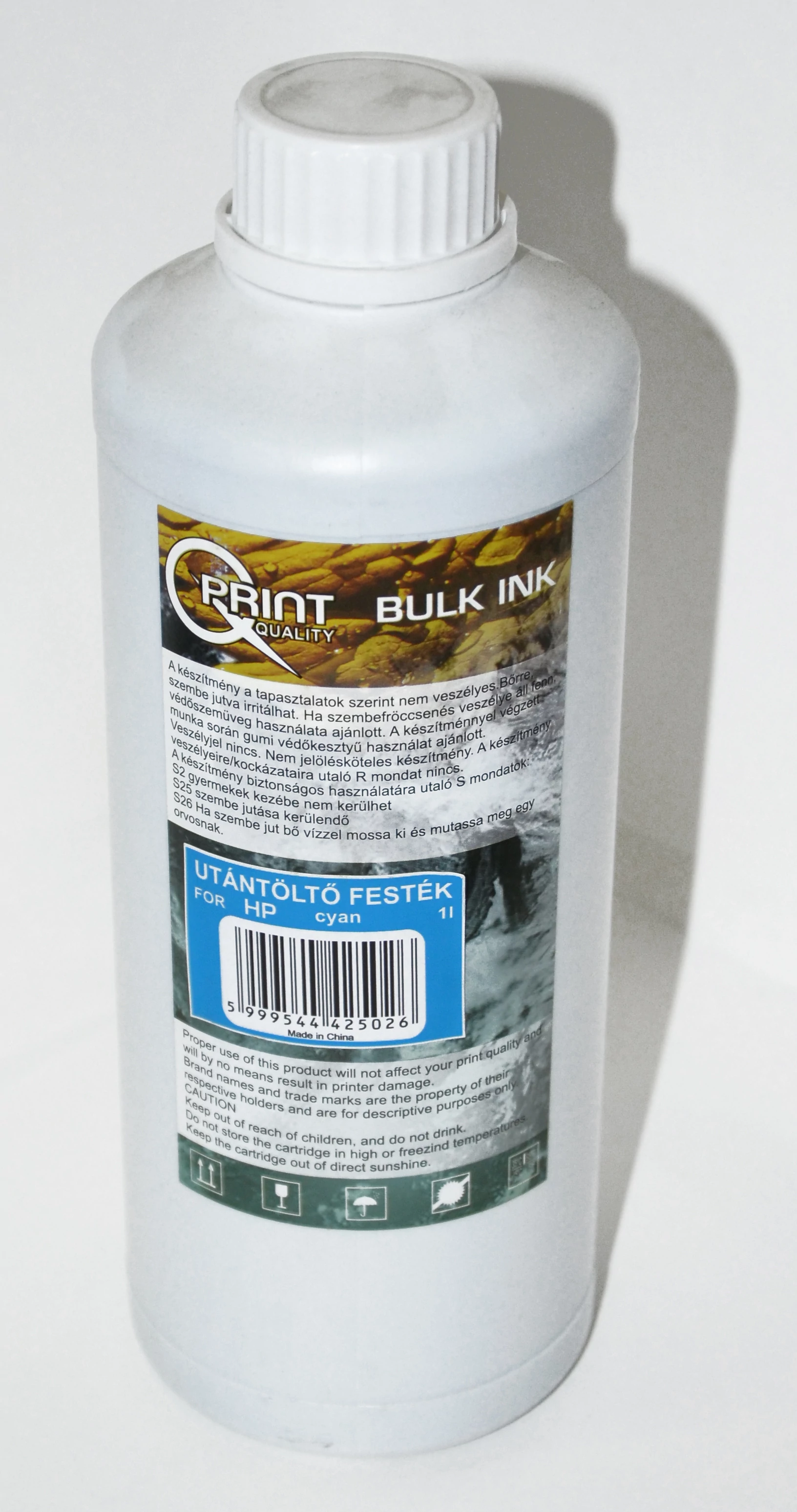 Refill HP 1L CY cián (kék) (CY-Cyan) univerzális tinta 1 literes