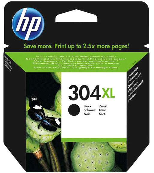 HP N9K08AE (No.304 BK XL) fekete (BK-Black) nagy kapacitású eredeti (gyári, új) tintapatron