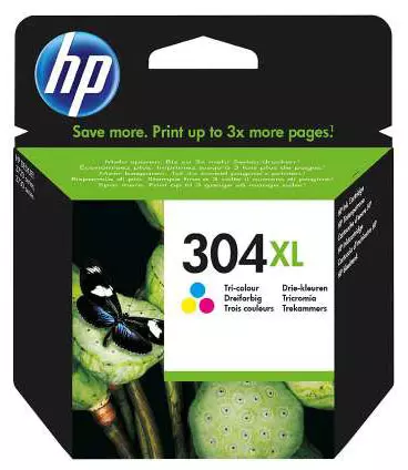 !AKCIÓS! HP N9K07AE (No.304 C XL) színes (C-Color) nagy kapacitású eredeti tintapatron (2024. 02. havi lejáratú)