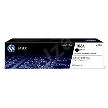 HP W1106A (No.106A) BK fekete (BK-Black) eredeti (gyári, új) toner