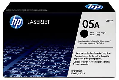 HP CE505A (No.05A) BK fekete (BK-Black) eredeti (gyári, új) toner