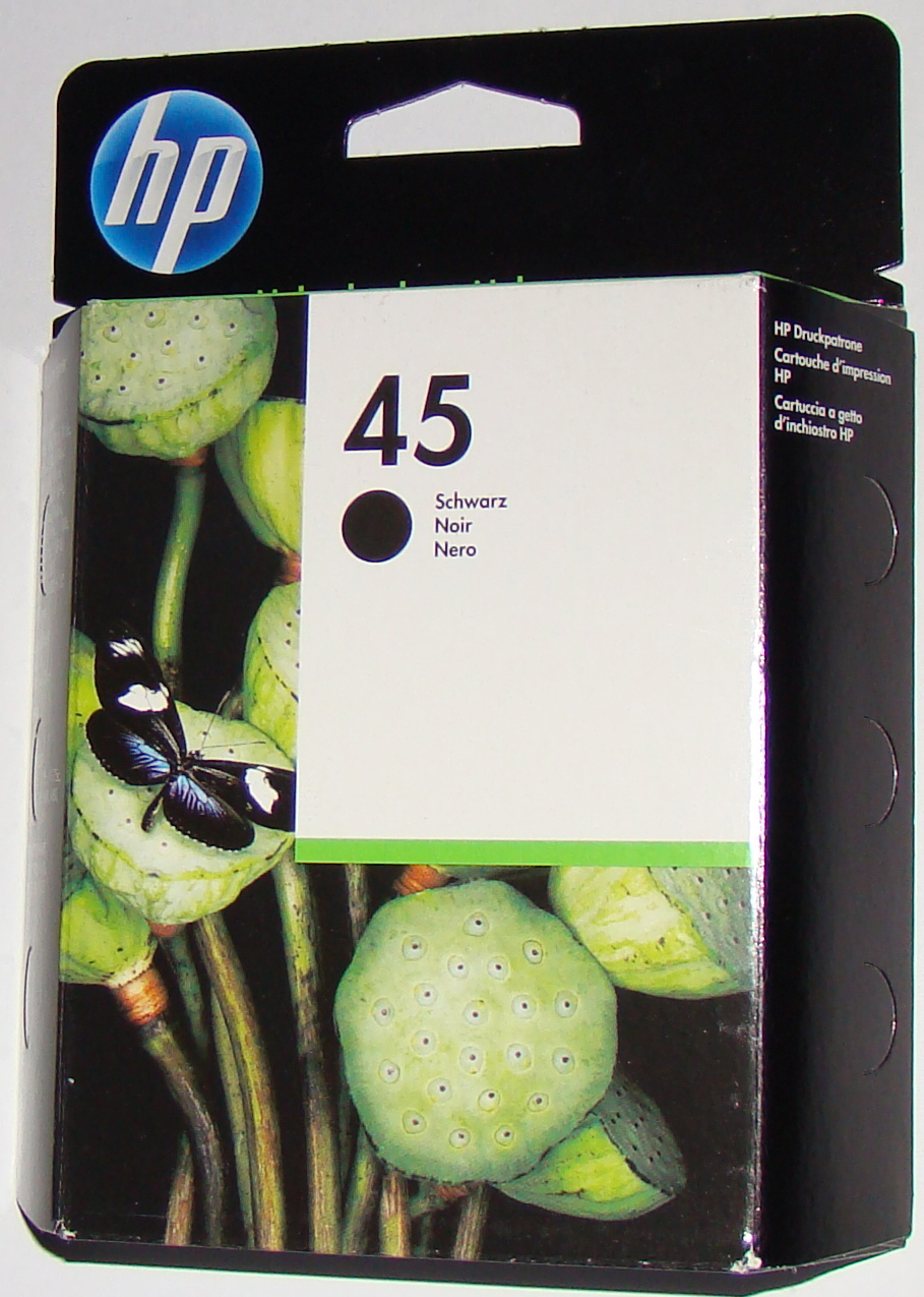 HP 51645A (No.45) fekete (BK-Black) eredeti (gyári, új) tintapatron