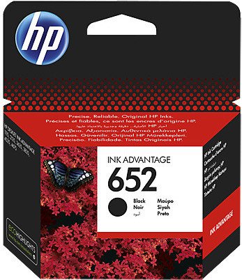 HP F6V25AE (No.652) BK fekete (BK-Black) eredeti (gyári, új) tintapatron