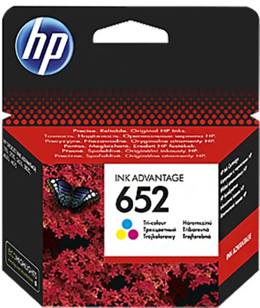 HP F6V24AE (No.652) C színes (C-Color) eredeti (gyári, új) tintapatron