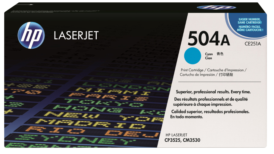 HP CE251A (No.504A) CY cián (kék) (CY-Cyan) eredeti (gyári, új) toner