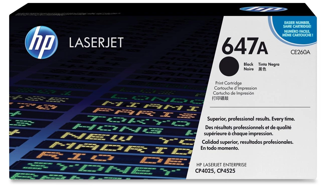 HP CE260A (No.647A) BK fekete (BK-Black) eredeti (gyári, új) toner