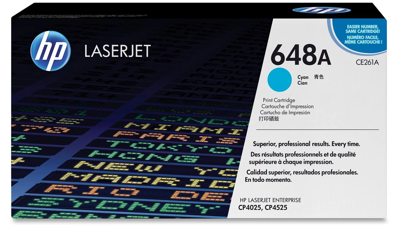 HP CE261A (No.648A) CY cián (kék) (CY-Cyan) eredeti (gyári, új) toner