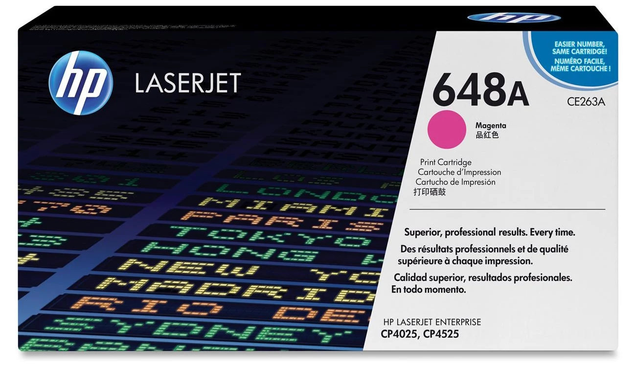 HP CE263A (No.648A) MG bíbor (piros) (MG-Magenta) eredeti (gyári, új) toner