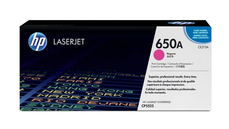 HP CE273A (No.650A) MG bíbor (piros) (MG-Magenta) eredeti (gyári, új) toner