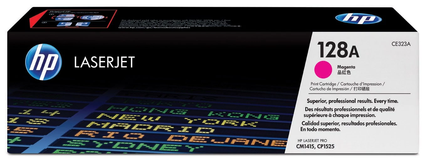 HP CE323A MG bíbor (piros) (MG-Magenta) eredeti (gyári, új) toner