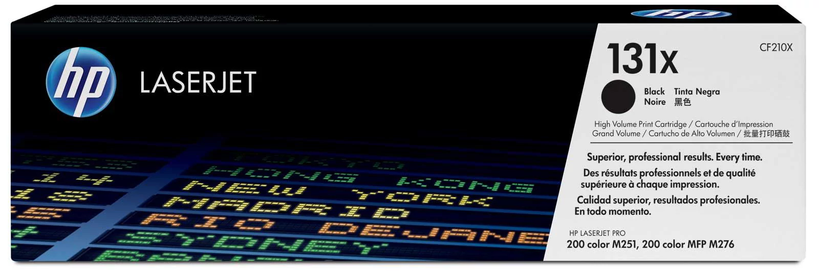 HP CF210X (No.131X) BK fekete (BK-Black) nagy kapacitású eredeti (gyári, új) toner