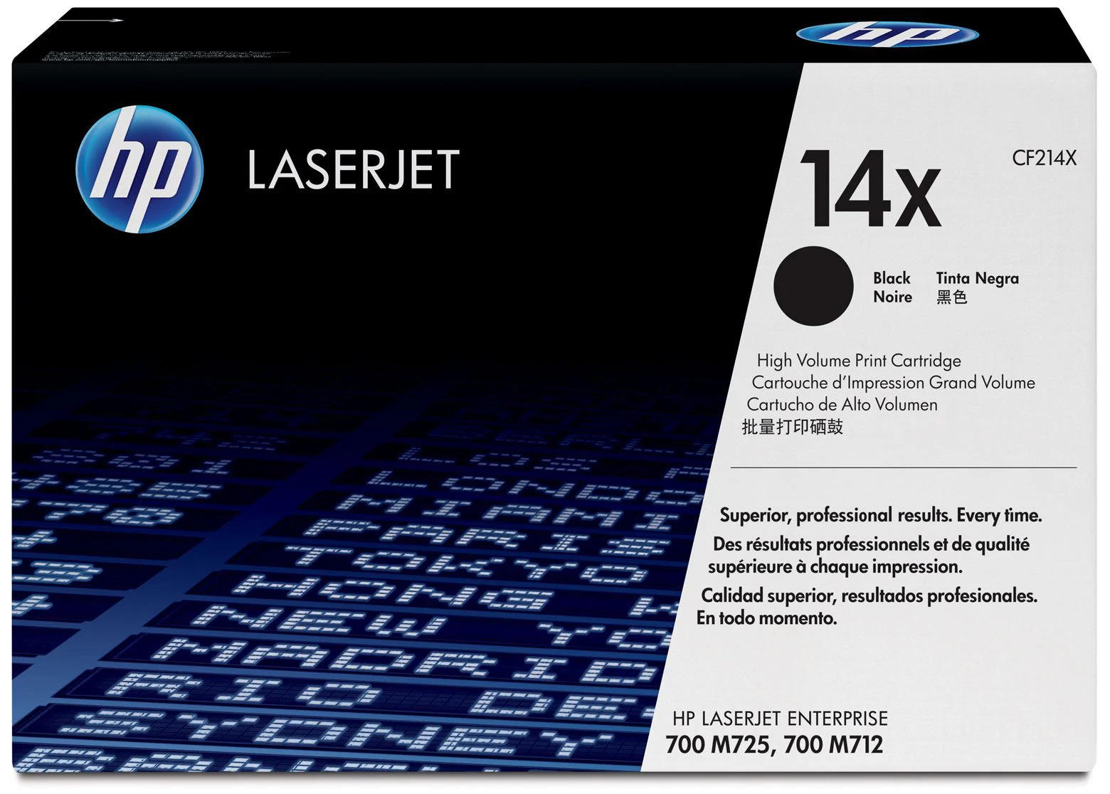 HP CF214X (No.14X) BK fekete (BK-Black) nagy kapacitású eredeti (gyári, új) toner