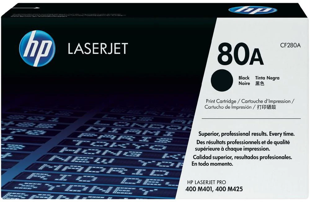 HP CF280A (No.80A) BK fekete (BK-Black) eredeti (gyári, új) toner