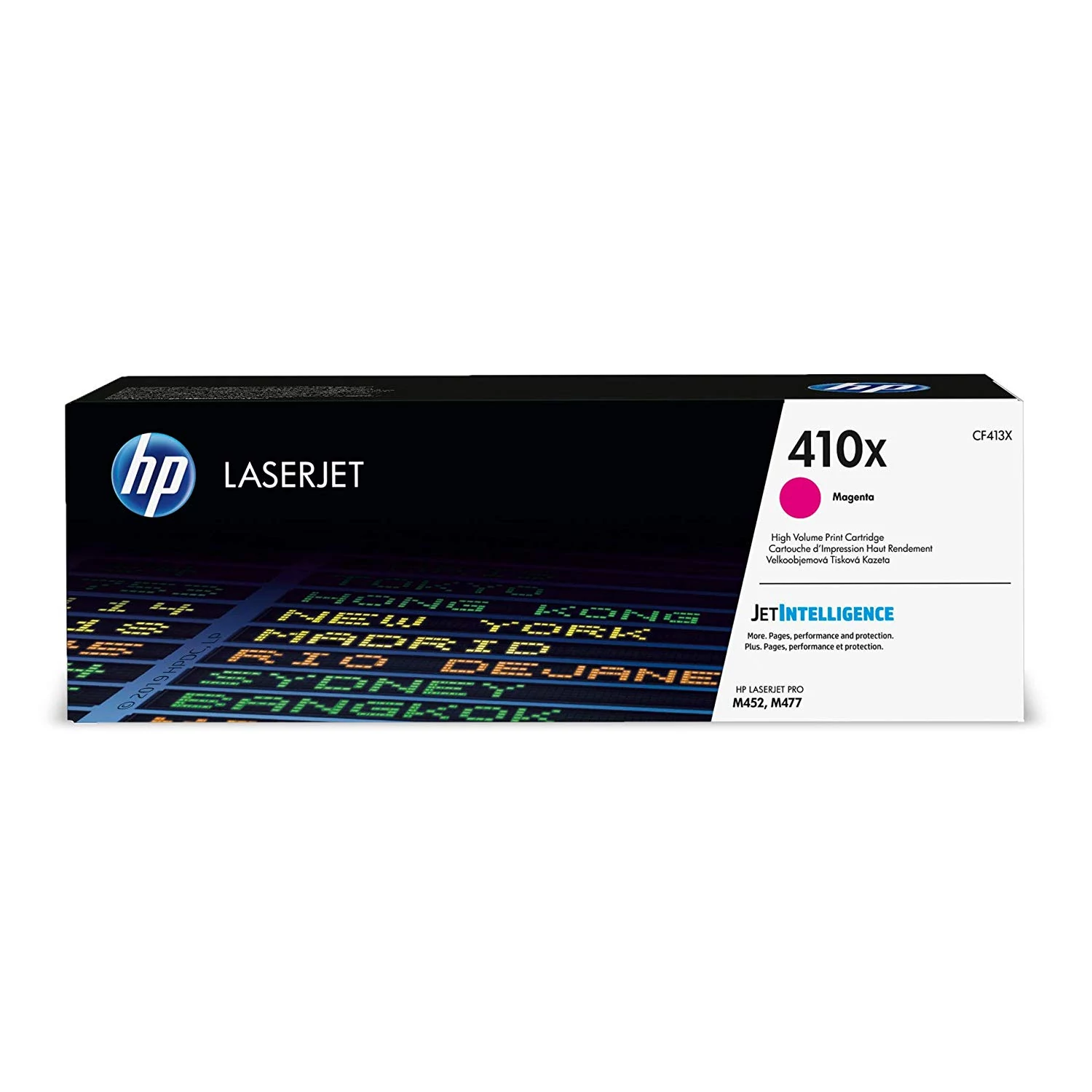 HP CF413X (No.410X) MG bíbor (piros) (MG-Magenta) nagy kapacitású eredeti (gyári, új) toner