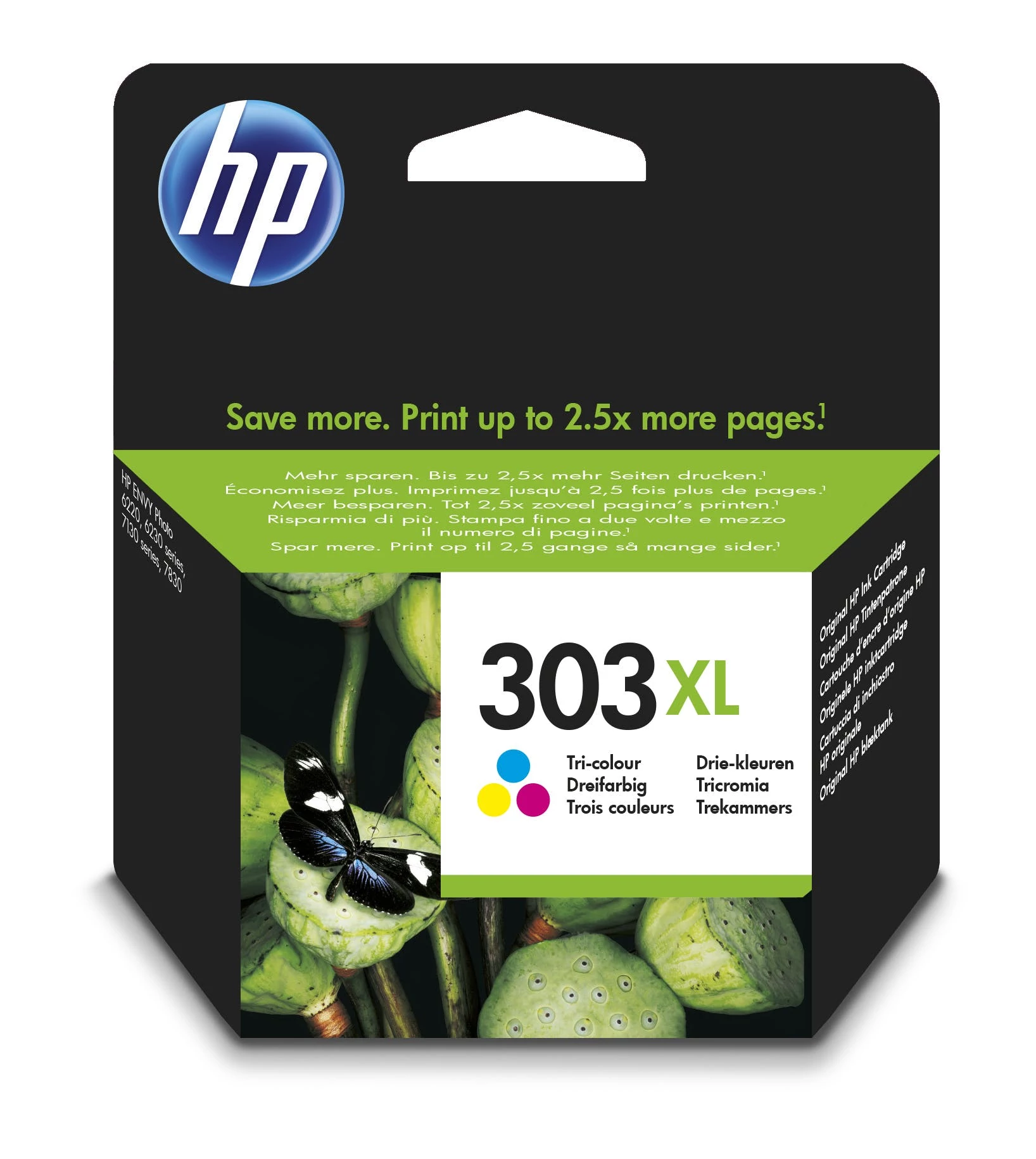 HP T6N03AE (303XL) C színes (C-Color) nagy kapacitású eredeti (gyári, új) tintapatron