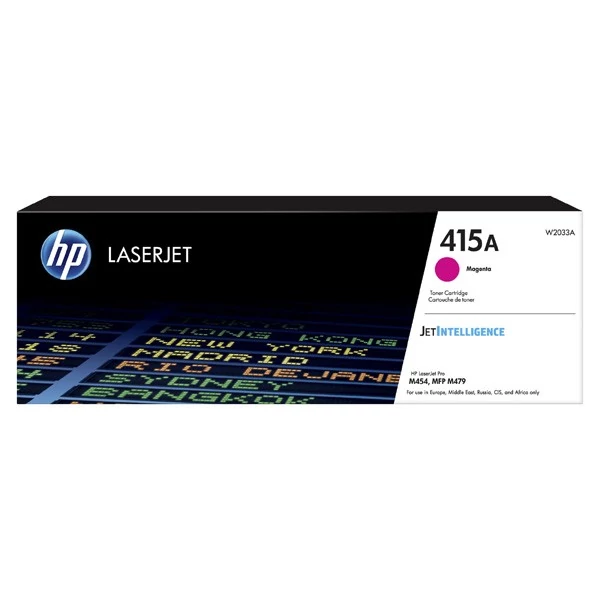 HP W2033A (No.415A) MG bíbor (piros) (MG-Magenta) eredeti (gyári, új) toner
