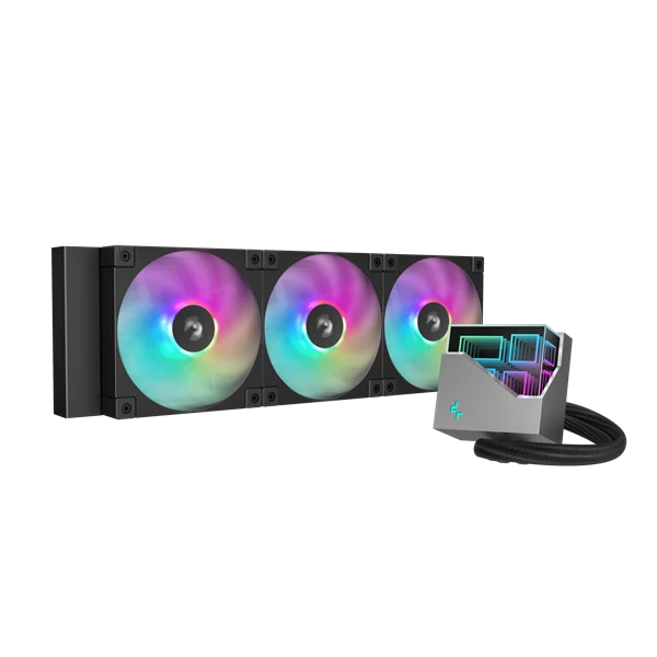 DeepCool CPU Water Cooler - LT360 ARGB (max 19dB; max. 145,86 m3/h; 3x12cm)