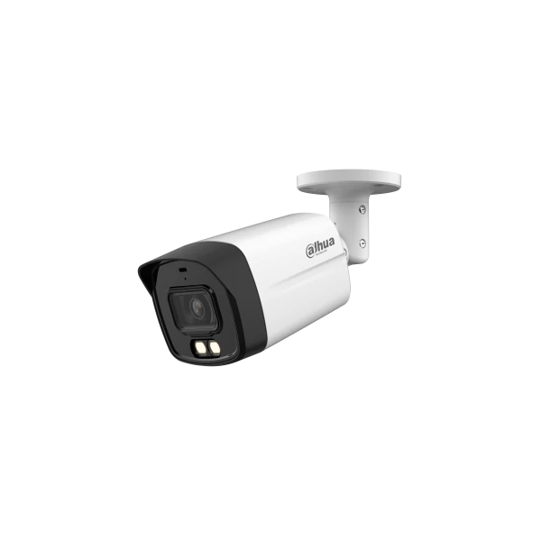Dahua Analóg csőkamera - HAC-HFW1200TL-A (DualLight, 2MP, 2,8mm, kültéri, IR+LED40m, ICR, IP67, DWDR, mikrofon, műanyag)