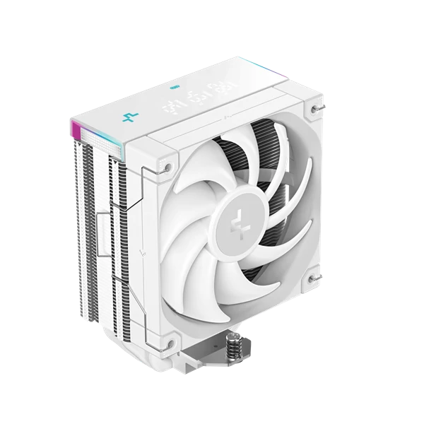DeepCool CPU Cooler - AK400 DIGITAL PRO WH (25 dB; max, 103,45 m3/h; 4pin csatlakozó, 4 db heatpipe, 12cm, PWM, fehér)